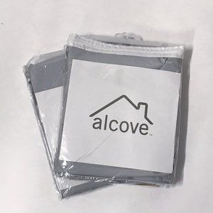 Alcove Insulated Foamback Tab-Top Curtain Panels